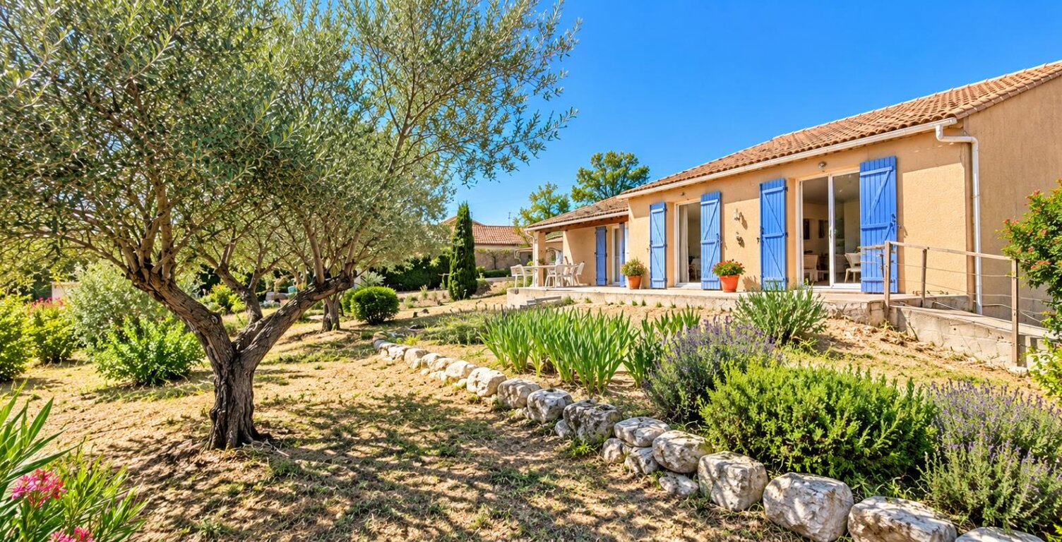 MAISON T4 DE PLAIN PIED AVEC TERRAIN ARBORÉ DE 2 000 M² À ASSIGNAN — photo 1