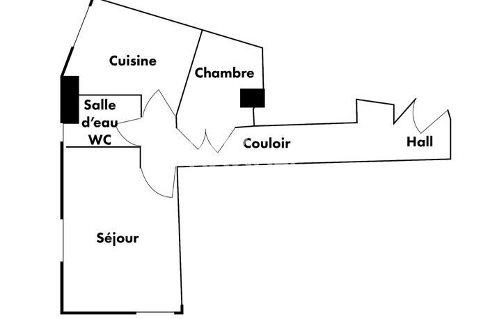 T1 avec cachet de l'ancien - Secteur Saxe Gambetta — photo 5