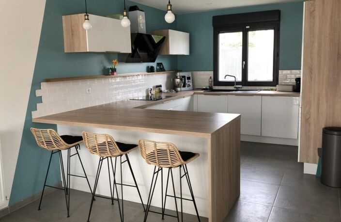 maison en L de 98m² avec 3 chambres plain pied — photo 5
