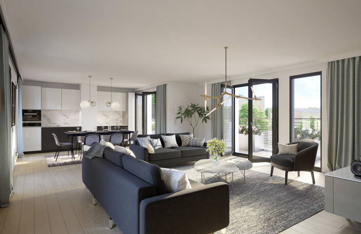 T3 dernier étage – 68 m² avec séjour 30 m² à Noisy-le-Sec — photo 2