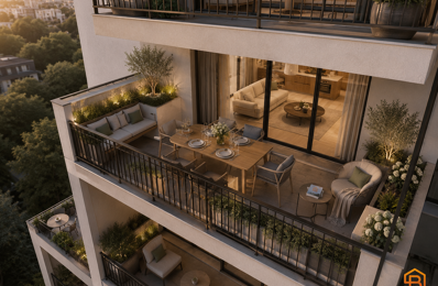 MAGNIFIQUE 2 PIECES 44M² AVEC BALCON 10M² FUTUR TRAM T1 EN PIED DE RESIDENCE — photo du bien
