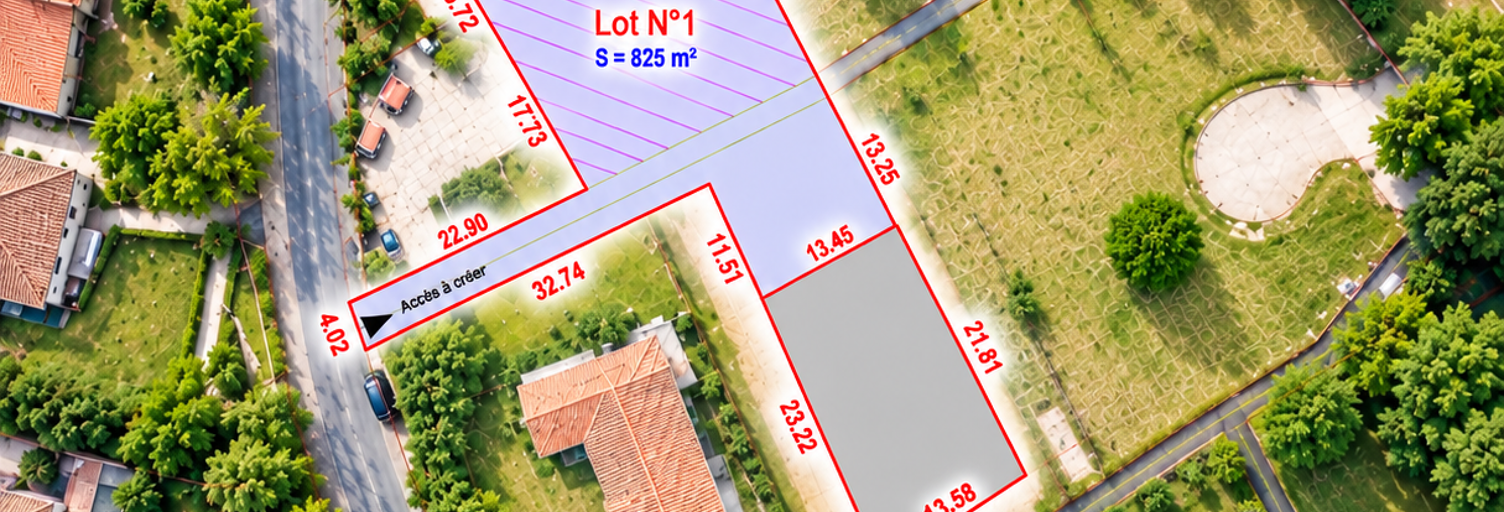 Terrain  825 m² à vendre à Les Achards (85150)