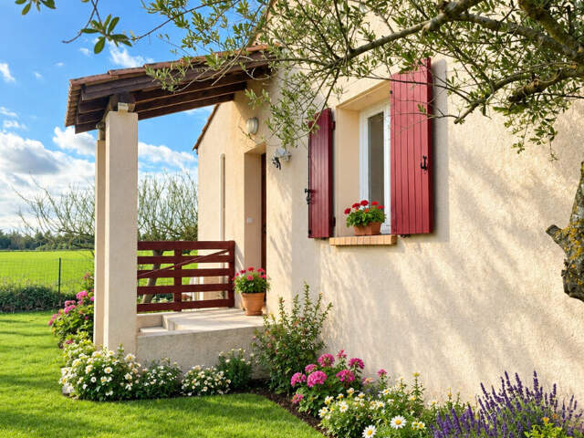 Saint Etienne du Grès : Villa de plein pied, 3 chambres, terrain 410m² — photo du bien