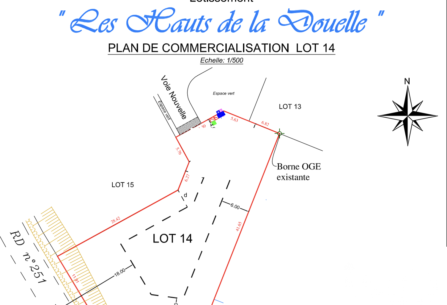 Vente Terrain 970 m&sup2; — photo 1