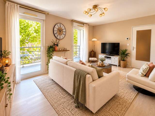 Appartement 69 m² avec balcon, 2 chambres et grand cellier  Box fermé — photo du bien