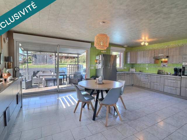 Pavillon de brique de 2013,de plain pied, 4 chambres, très économe, avec jardin clos. Le tout dans un village avec toutes les commodités . — photo du bien
