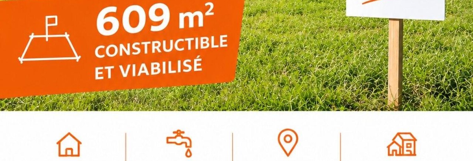 Terrain  609 m² à vendre à La Chapelle-de-Brain (35660)