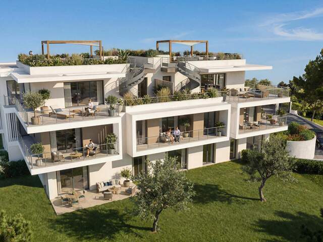 PROGRAMME NEUF À ANTIBES - APPARTEMENT 2 PIÈCES AVEC TERRASSE — photo du bien