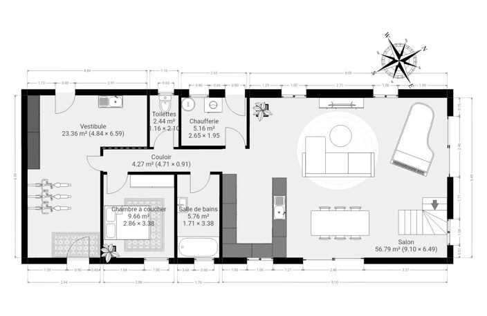 Vente maison 5 pièces 174 m² Trémolat (24510) — photo 2