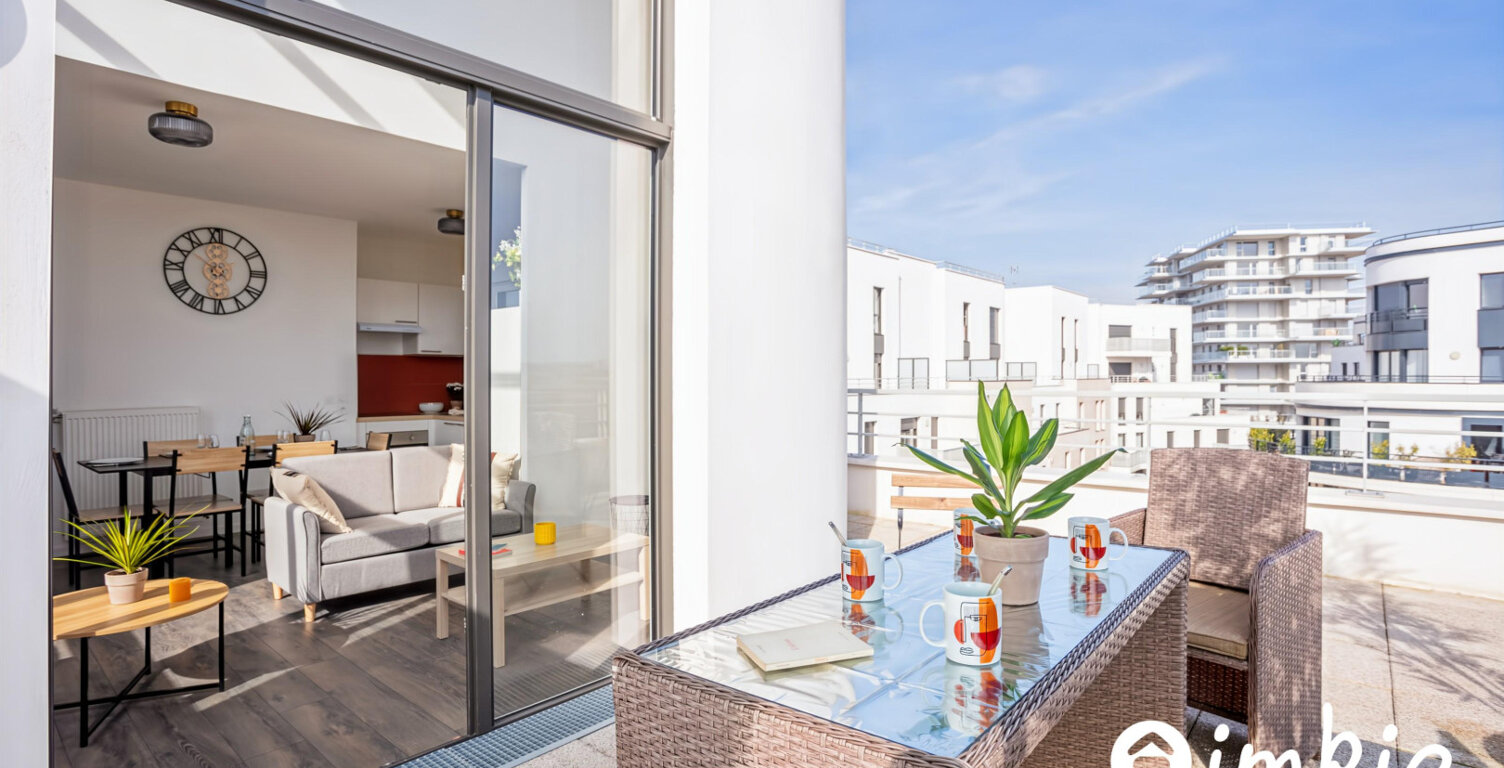 Duplex 111m2 4cha dern étag, terrasse, double park — photo 1