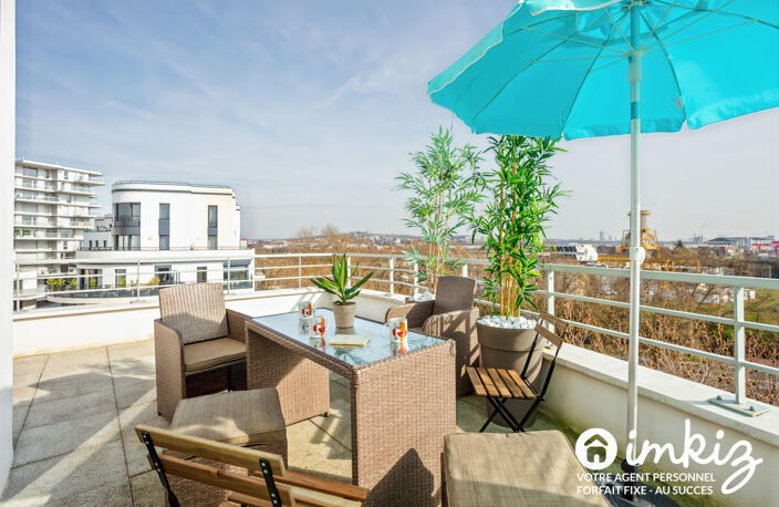 Duplex 111m2 4cha dern étag, terrasse, double park — photo 2