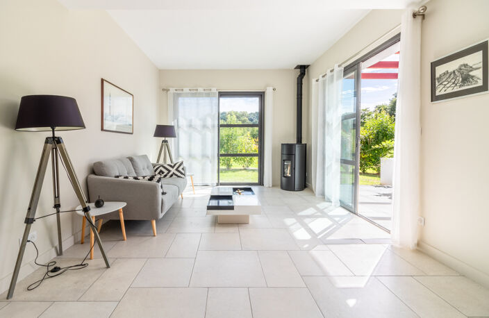 AHETZE - Maison contemporaine 120 m2 - 4 chambres - Vue camp — photo 4
