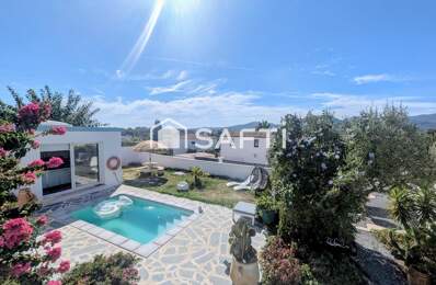 Belle villa récente construite en hauteur avec une vue imprenable sur le rocher de Roquebrune, piscine, possible agrandissement et création d'un garage — photo du bien