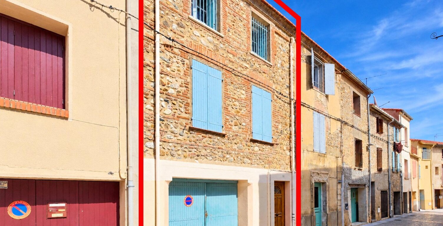 TOULOUGES centre - Immeuble de rapport 4 appartements (Parkings + Jardin) — photo 1