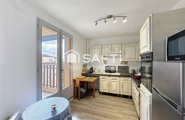Appartement T3, dernier étage, balcon vue Pyrénées à rafraichir — photo 3