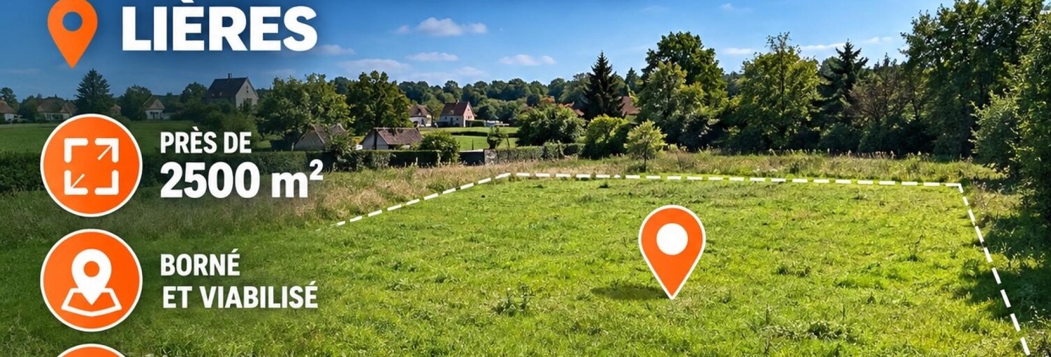 Terrain  2471 m² à vendre à Lières (62190)