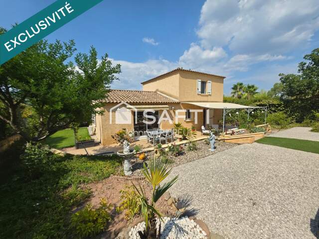 PIGNANS - SUPERBE VILLA 120M2 AVEC JARDIN 721M2, TERRASSE, GRAND GARAGE AU CALME — photo du bien