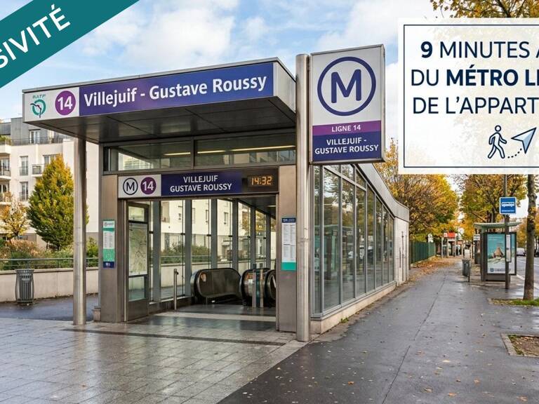4 pièces traversant, zéro travaux, parking & cave, à 9 min à pied du métro ligne 14 ! — photo 1
