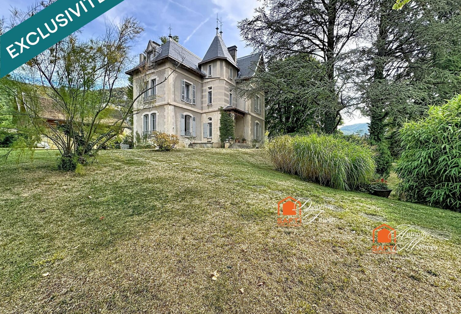 EXCLUSIVITÉ  MAGNIFIQUE MAISON DE MAÎTRE AVEC DÉPENDANCES ET PARC ARBORÉ — photo 1
