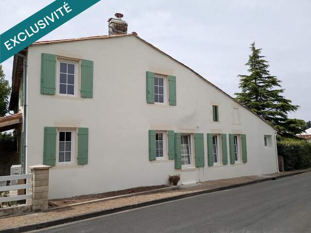 MAISON CHARENTAISE 123 M² Env. LA CAMPAGNE PROCHE DE COMMUNES ! — photo du bien
