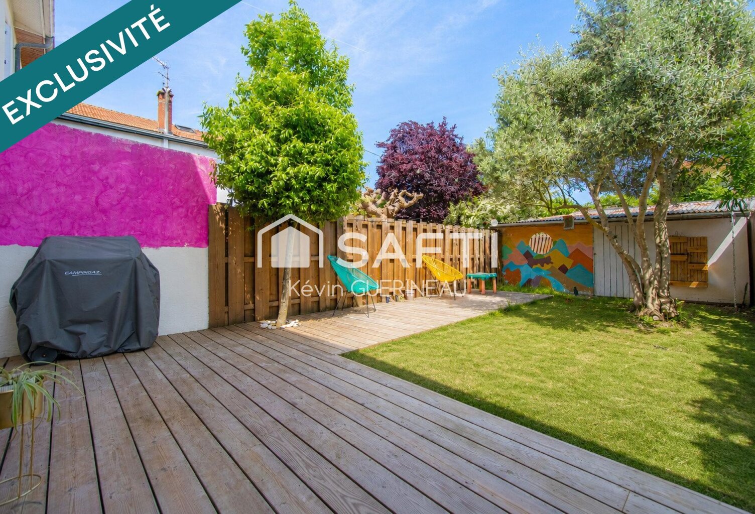 Echoppe rénovée, 3 chambres, 1 bureau et jardin — photo 1