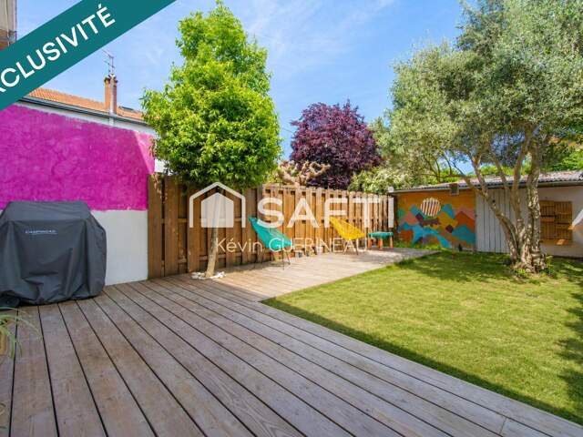 Echoppe rénovée, 3 chambres, 1 bureau et jardin — photo du bien