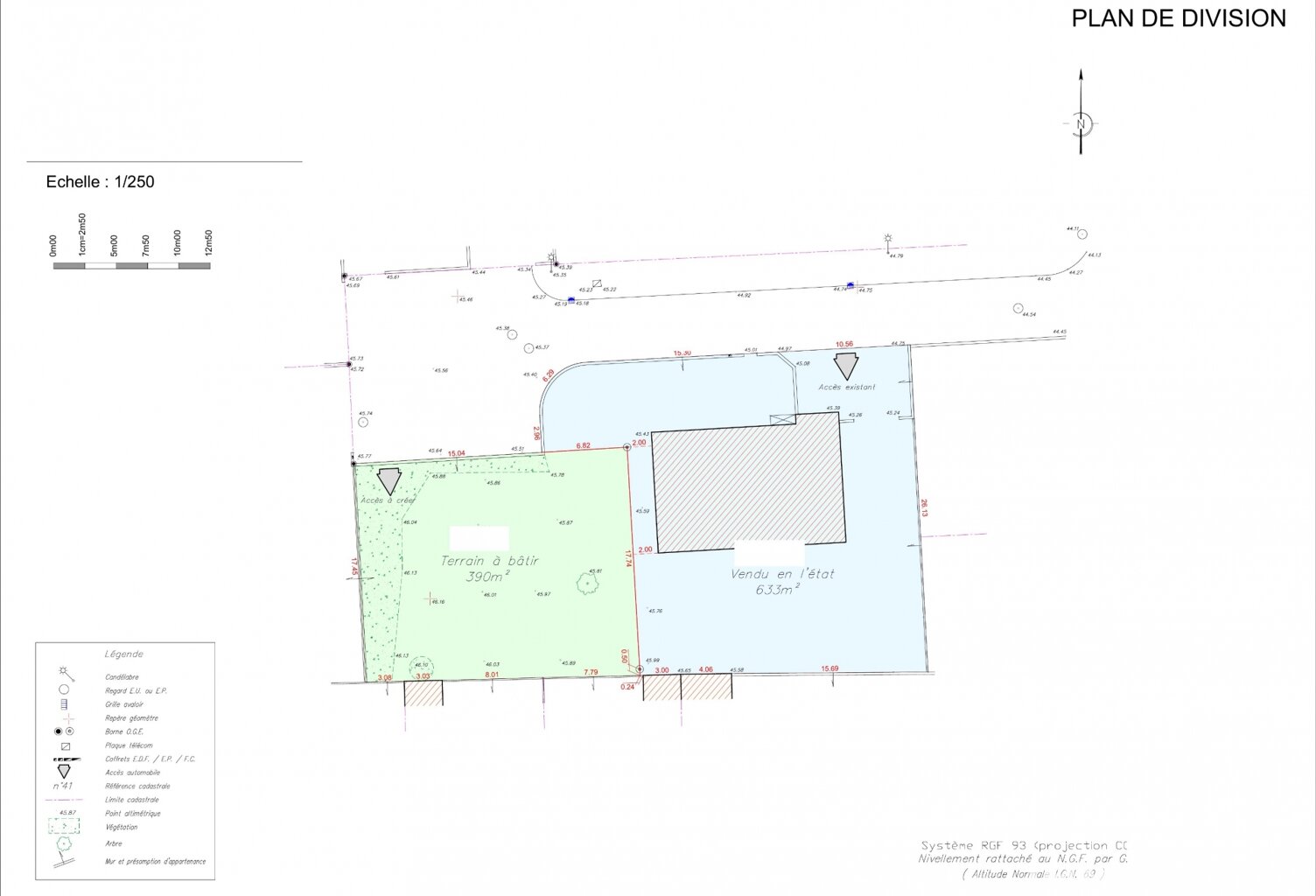 Vente Terrain à bâtir 390 m&sup2; — photo 1