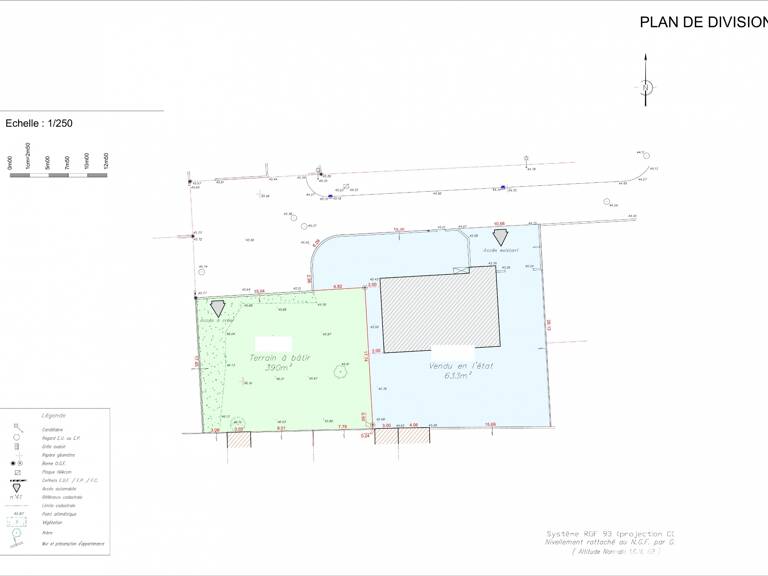 Vente Terrain à bâtir 390 m&sup2; — photo 1