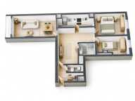 Vente Appartement 3 pièces — photo 2
