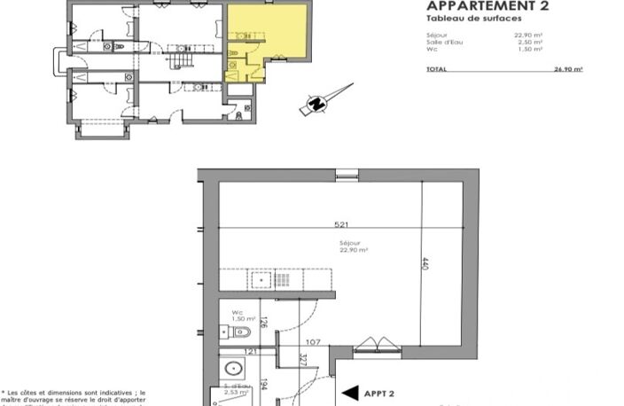 Vente Appartement 1 pièce — photo 2