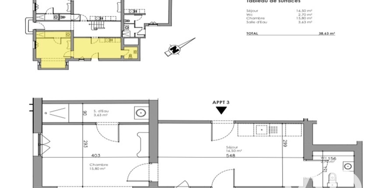 Vente Appartement 2 pièces — photo 1