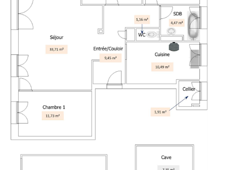 Vente Appartement 4 pièces — photo 1