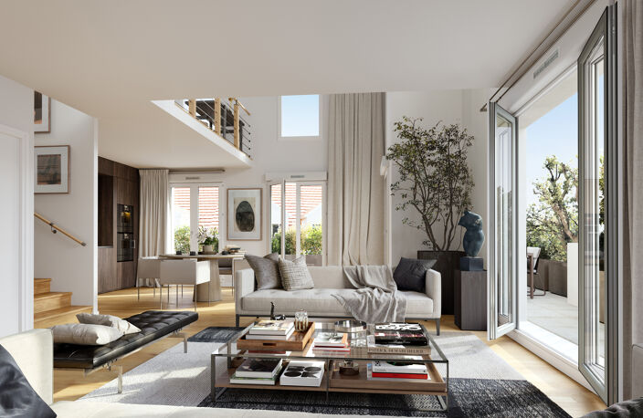 Superbe appartement 5p duplex en dernier étages et sans vis à vis  — photo 2