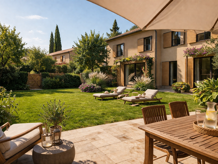 MAGNIFIQUE MAISON DE VILLE 3P 75M² DANS UN DOMAINE AVEC PISCINE — photo 1