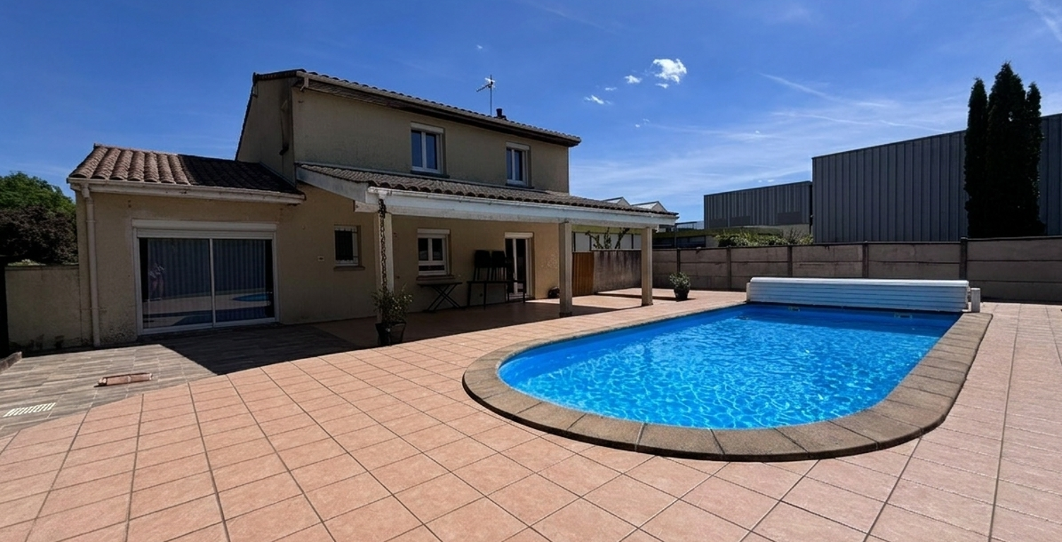 MÉRIGNAC   MAISON FAMILIALE 140 M2 AVEC PISCINE SUR PARCELLE — photo 1