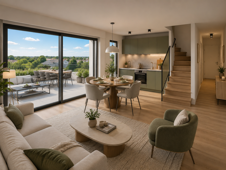 -LIVRAISON RAPIDE  Grande terrasse vue forêt  — photo 1