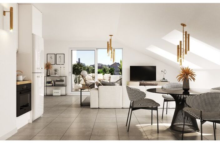  - TERRASSE 38 m2 ! T5 en duplex  — photo 2
