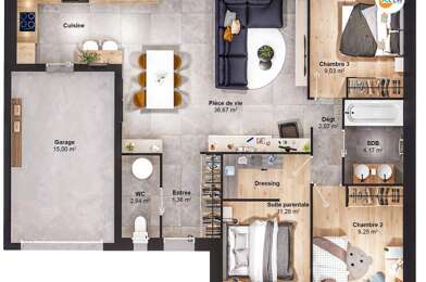 Maison 5 pièces 176615 €