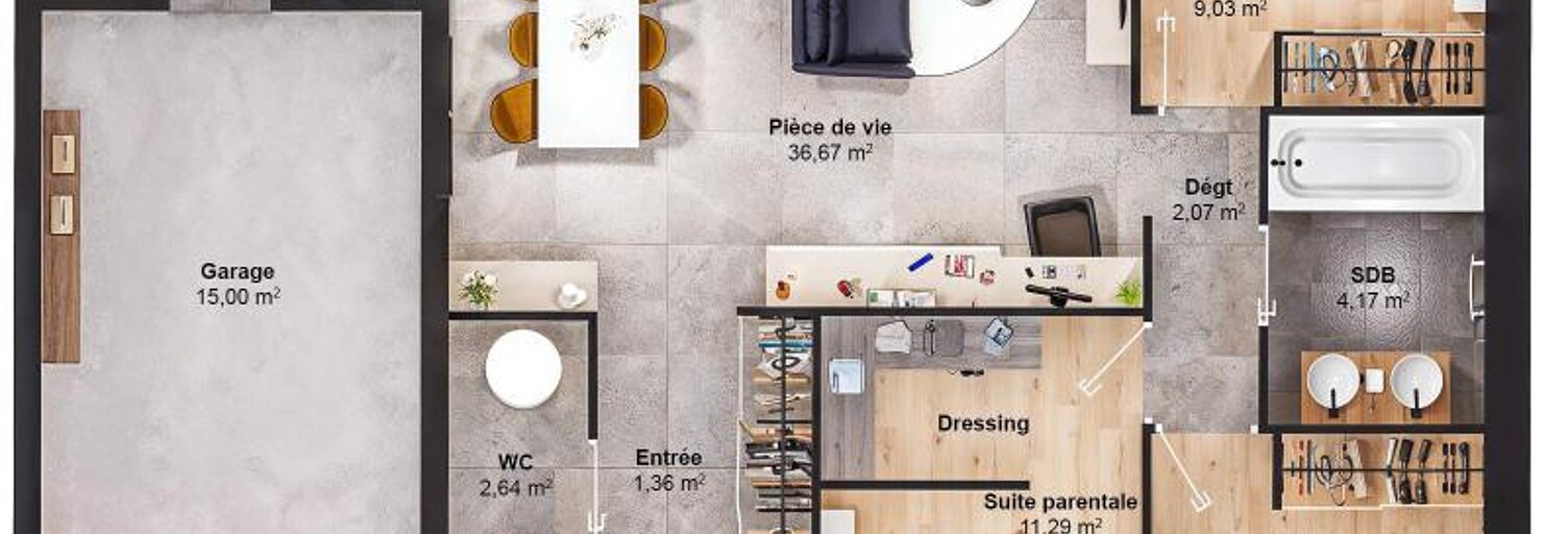 Maison 5 Pièces 76 m² à vendre à Fresney-le-Puceux (14680)