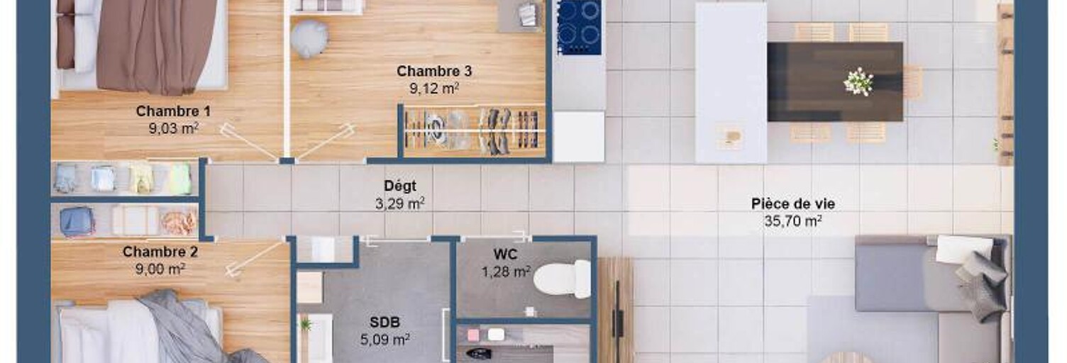 Maison 5 Pièces 76 m² à vendre à Bretteville-sur-Laize (14680)