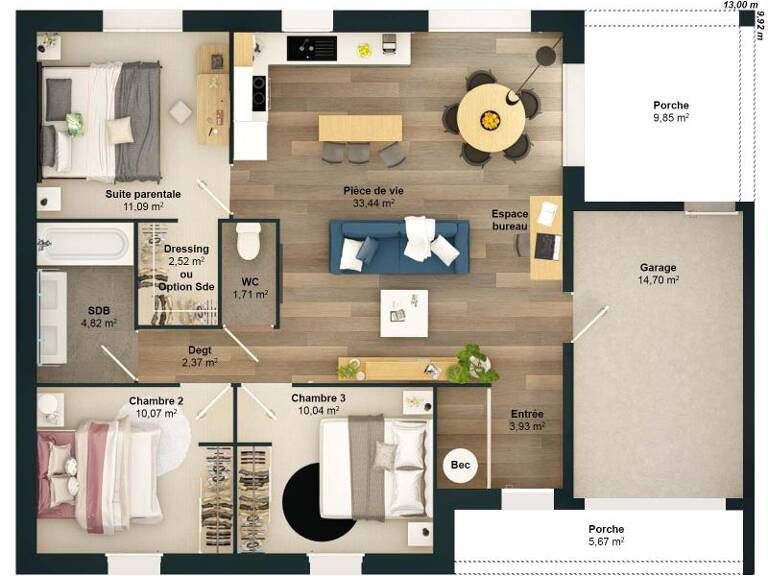 Maison 5 pièces 80 m2 — photo 1