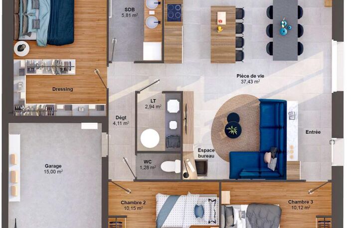 Maison 5 pièces 87 m2 — photo 4