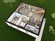 Projet de construction d'une maison 110.54 m² avec terrain à LE CHEIX-SUR-MORGE (63) — photo 3