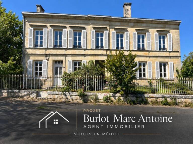 MOULIS-EN-MÉDOC – MAISON BOURGEOISE À DIVISER – PROJET INVESTISSEUR 4 À 5 LOGEMENTS — photo 1