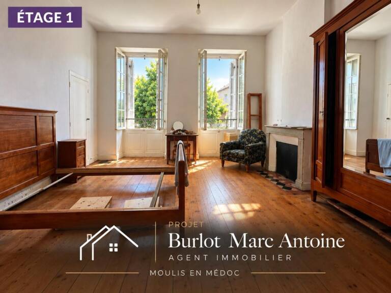 MOULIS-EN-MÉDOC – MAISON BOURGEOISE À DIVISER – PROJET INVESTISSEUR 4 À 5 LOGEMENTS — photo 1