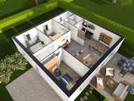 Projet de construction d'une maison 80.07 m² avec terrain à PERIGNAT-SUR-ALLIER (63) — photo 3