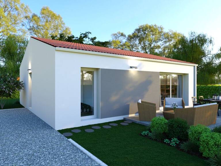 Projet de construction d'une maison 80.07 m² avec terrain à ROMAGNAT (63) — photo 1