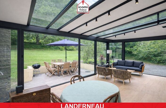 FINISTERE - Landerneau (29800) - A VENDRE - PROPRIETE DE 200M² - ESPACE VIE 100M² - 5 CHAMBRES - TERRAIN 3000M² - COUP DE COEUR ASSURE - AUCUN TRAVAUX - RARE ET EXCEPTIONNEL — photo 5