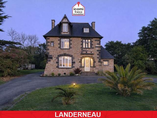 FINISTERE - Landerneau (29800) - A VENDRE - PROPRIETE DE 200M² - ESPACE VIE 100M² - 5 CHAMBRES - TERRAIN 3000M² - COUP DE COEUR ASSURE - AUCUN TRAVAUX - RARE ET EXCEPTIONNEL — photo du bien