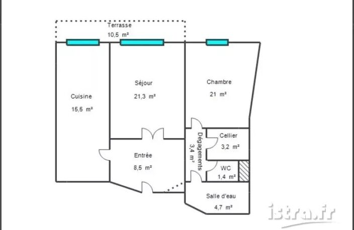 Nice Passy – Grand 2 pièces de 79 m² avec terrasse, résidence Ro — photo 4